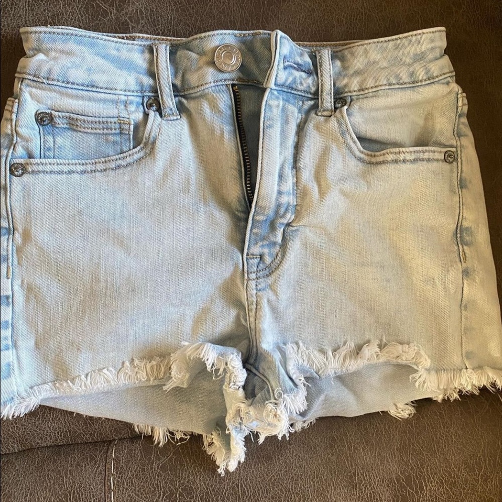 American Eagle high rise jean shorts